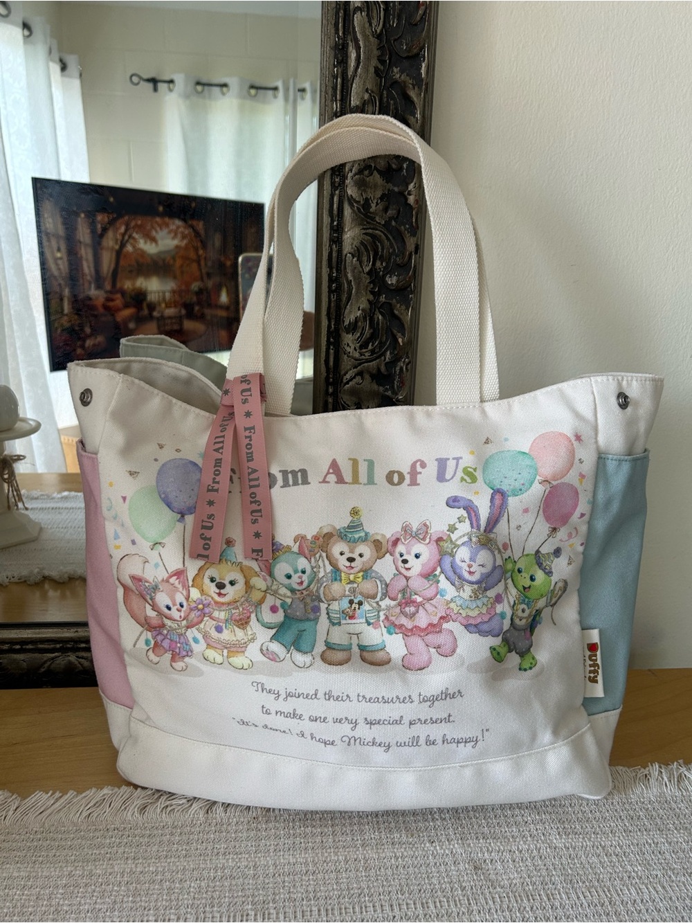 Tokyo Disney Sea Parks Duffy and Friends 40th Anniversary Tote